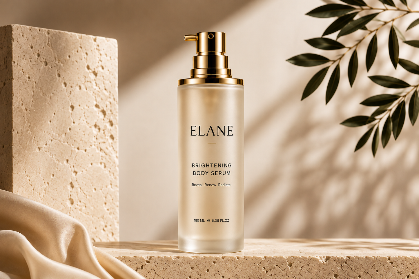 ÉLANE Brightening Body Serum | Reveal Brighter, Softer, Radiant-Looking Skin — 180 ML